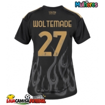 Camisa de Futebol Juventus Nick Woltemade #27 Equipamento Alternativo Mulheres 2026-27 Manga Curta